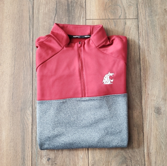 Washington State Cougars Nike 1/4 Zip (M) - Picture 4 of 6